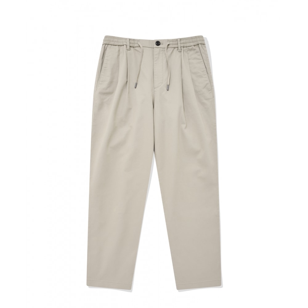COVERNATテーパードフィットチノパンツベージュ