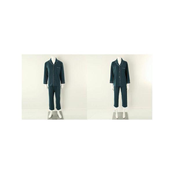 ビーナスイベント シンプルモダン ソリッドカップルパジャマ カップル寝巻き SET SVPA4476MGR WGR 2C C_P404238723