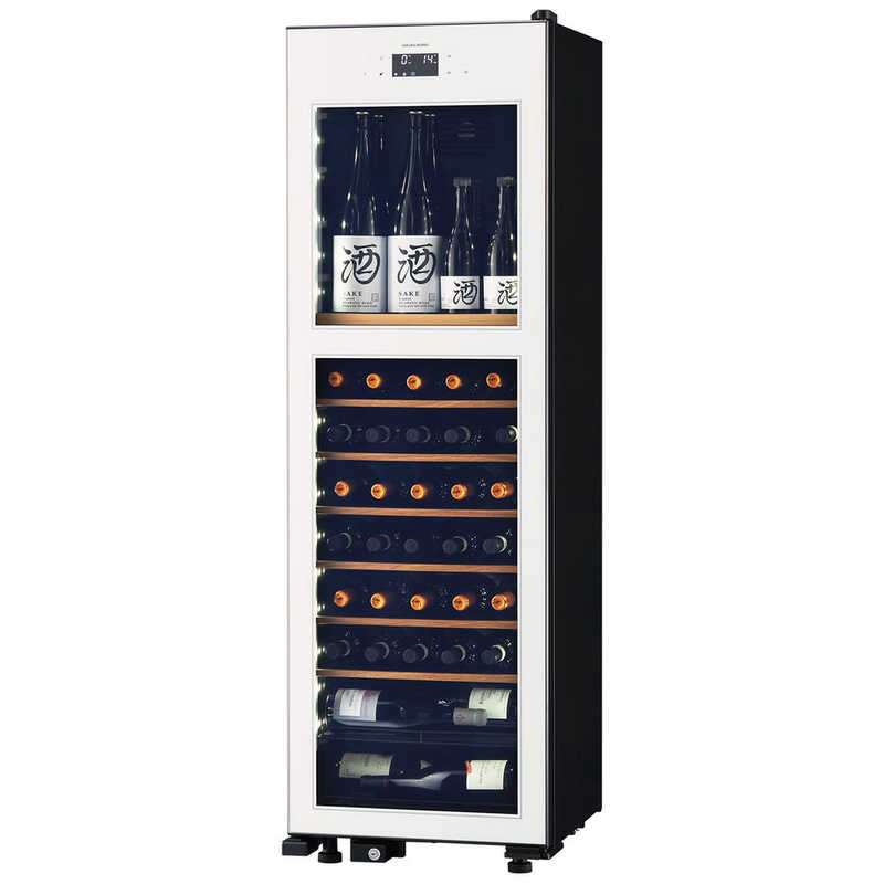 さくら製作所　氷温冷蔵機能付き 日本酒＆ワインセラー 氷温 M2シリーズ 白 63本 右開き　LX63DM2Z-RH-W（標準設置無料）