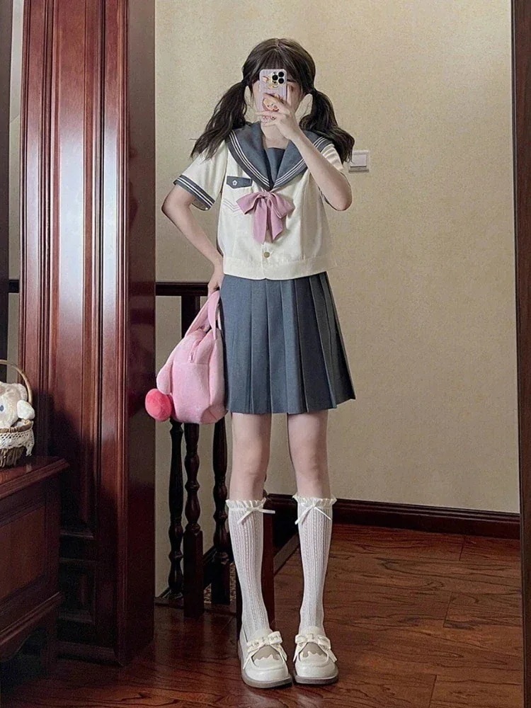 ２点で13o円OFF！【最安値挑戦】 服 学用品 中間服 女子学生 スカート 制服 k 衣類