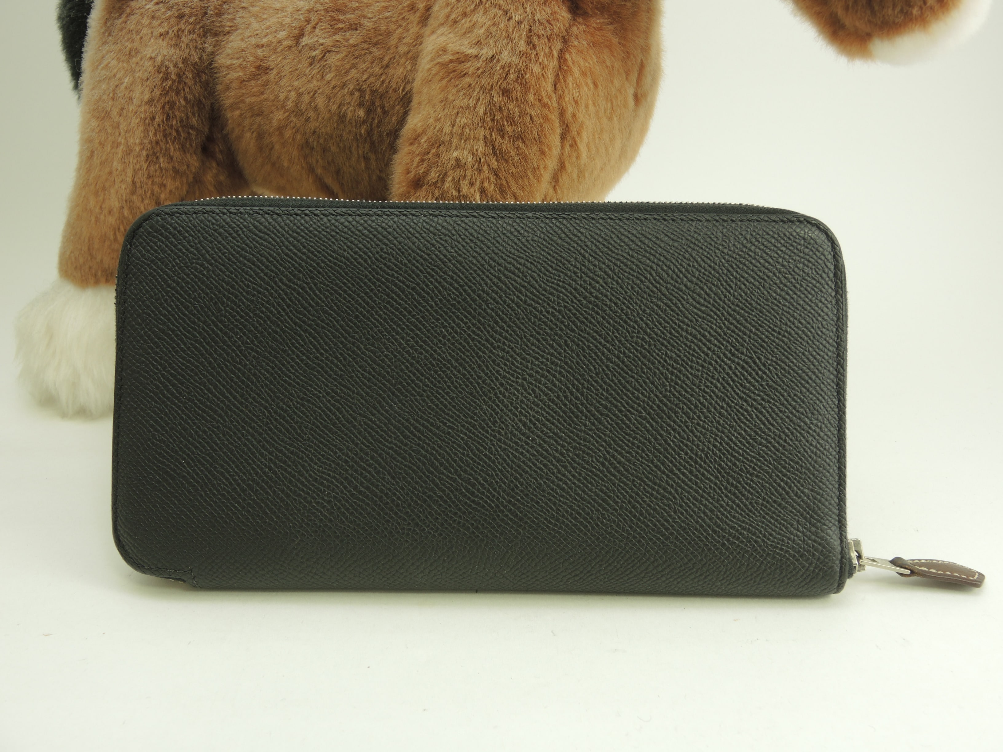 アザップロングシルクイン エプソンレザー 黒 ロングウォレット@A