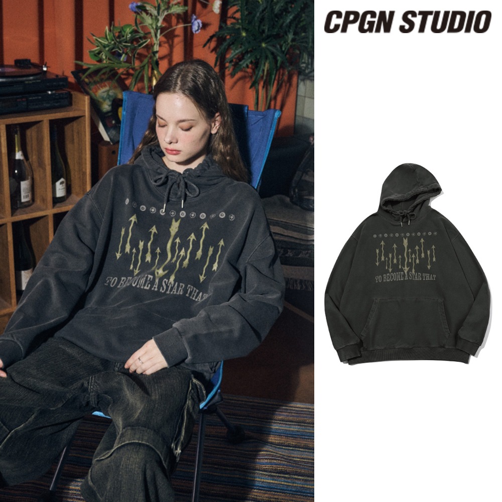 【CPGN STUDIO】 Become Star Pigment Hoodie