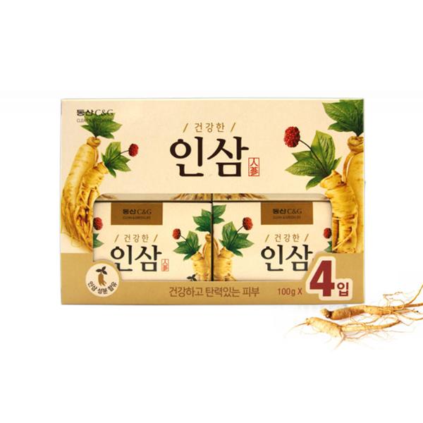 お得なセット販売!! 韓国直輸入！おすすめ！！ 韓国高麗人参石鹸(4個5セット）