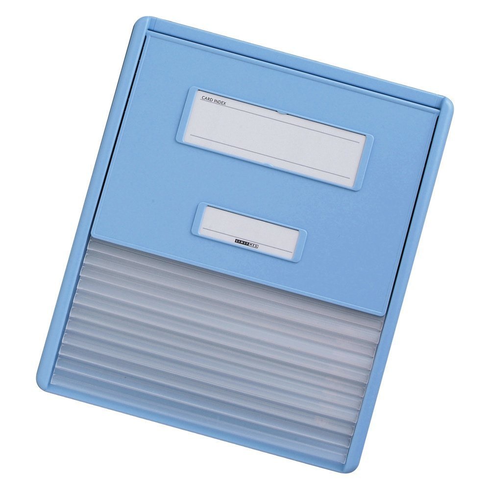 （まとめ買い）カラーカードインデックス A4 ブルー HC111C-2 [x3]