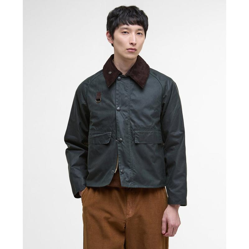 [26SS] 男性セージ Spey ワックス ジャケット URJA6E021E3