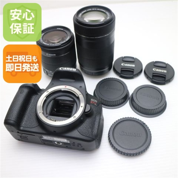 新品同様 EOS Kiss X7i ダブルズームキット ブラック 257