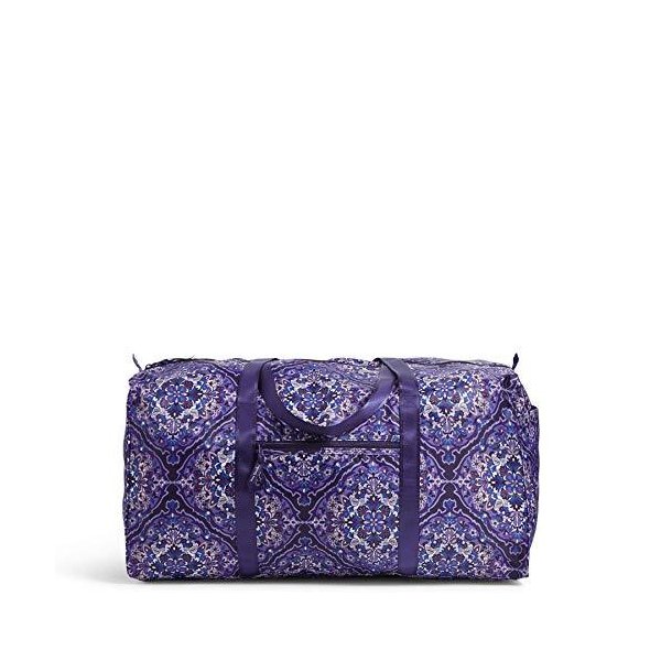 Vera Bradley Women s Packable XL Duffel Travel Bag， Regal Rosette， One Size 並行輸入品