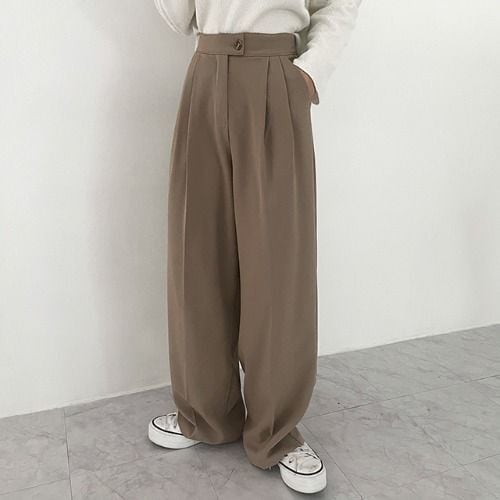 ボトムス ボトム おすすめ おしゃれ お洒落 安い プチプラ スラックス パンツ テーパー ド パンツ ハイ ウエスト ワイド 太め 動きやすい 韓国 ヒップアップ 流行り