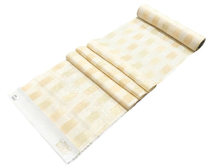 長襦袢 新品 正絹 縦縞格子模様 綸子ぼかし 長襦袢 絹 反物 未仕立 着物 i1254 25,800円