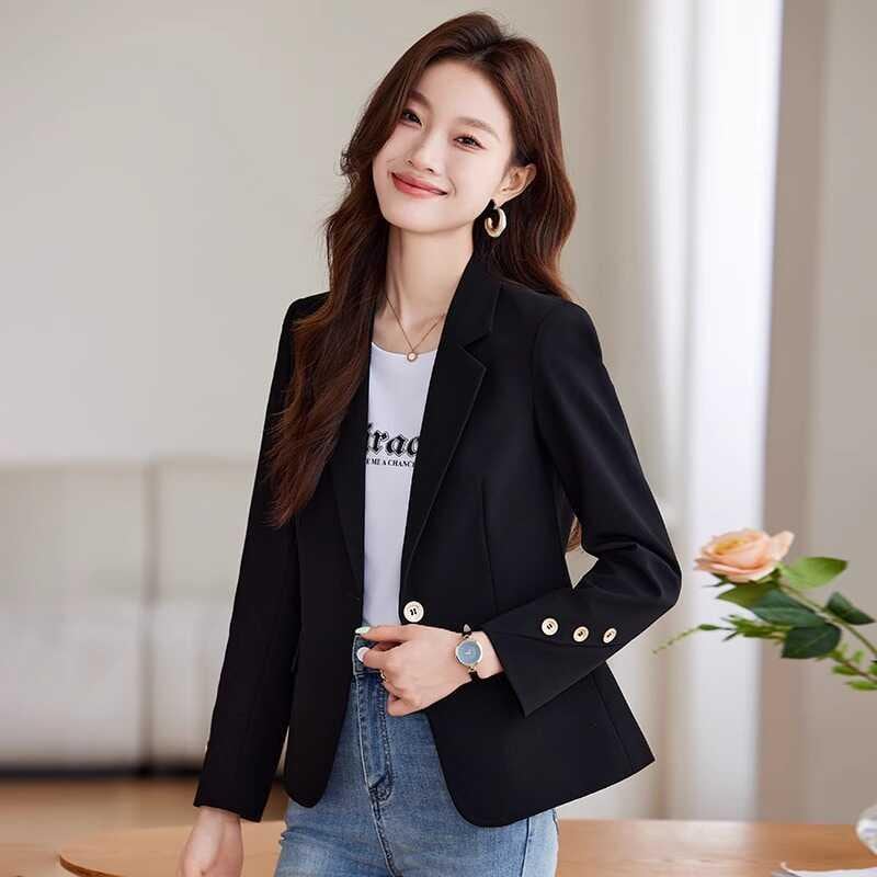 レディース スーツジャケット 入学式 ママ 春秋 ハイエンド カジュアル トップス スリム フィット おしゃれ ビジネス ワーク 社会人 ファッション 5,323円