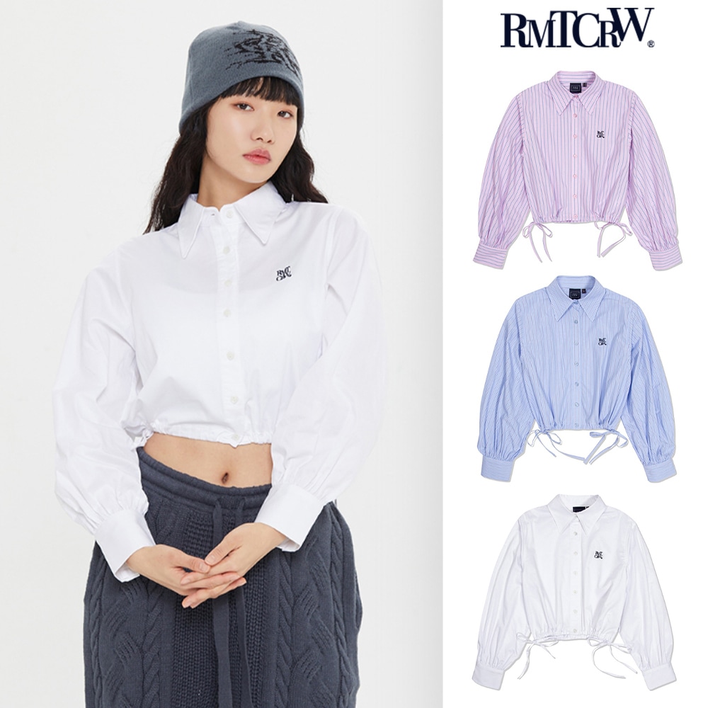 【ROMANTIC CROWN】 SHIRRING BALLOON SHIRT