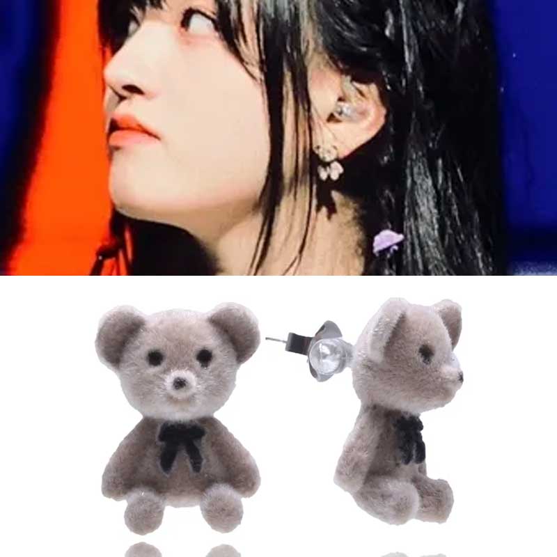 【正規品】 IVE 着用. テディベアピアス
