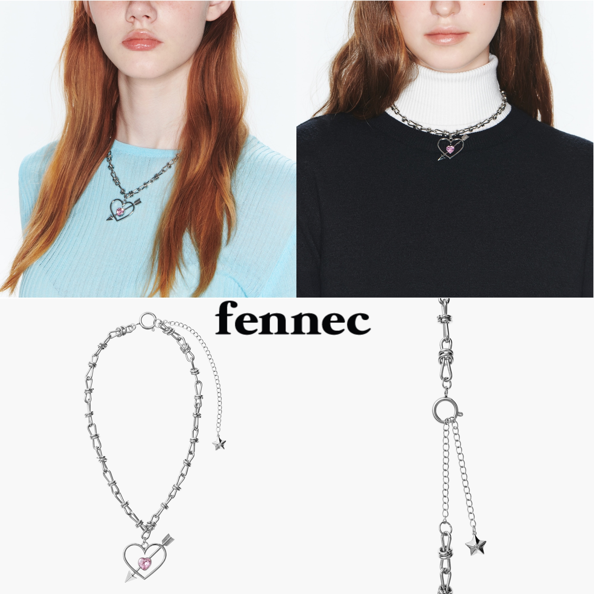 [FENNEC]★24FW★韓国人気★CUPID NECKLACE FENNEC]☆24FW☆韓国人気☆CUPID NECKLACE (Fennec/ネックレス