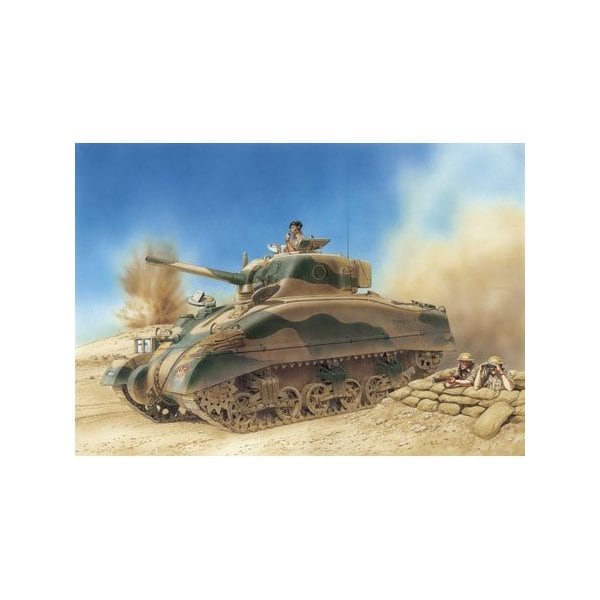 Dickie-Tamiya Dragon 500776447El Alamein Sherman Tank 1/35Smart Kit 並行輸入品