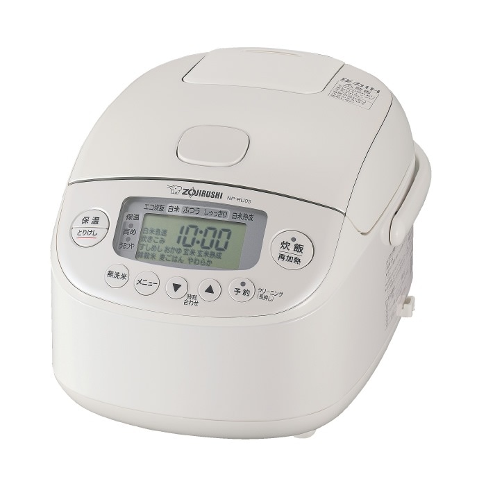 3合炊き 炊飯器 圧力IH炊飯ジャー NP-RU05-WA ホワイト