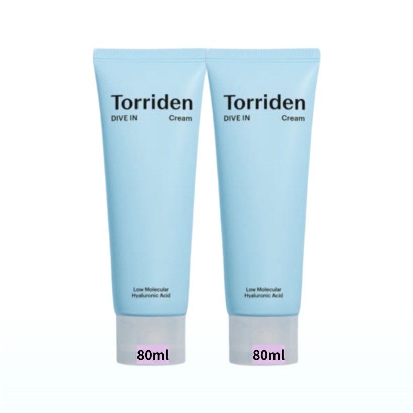 [1+1 人気クリーム] ダイブイン 低分子 ヒアルロン酸 クリーム80ml 2本 / 韓国コスメ ヒアルロン酸 肌の保湿 スキンケア おすすめ