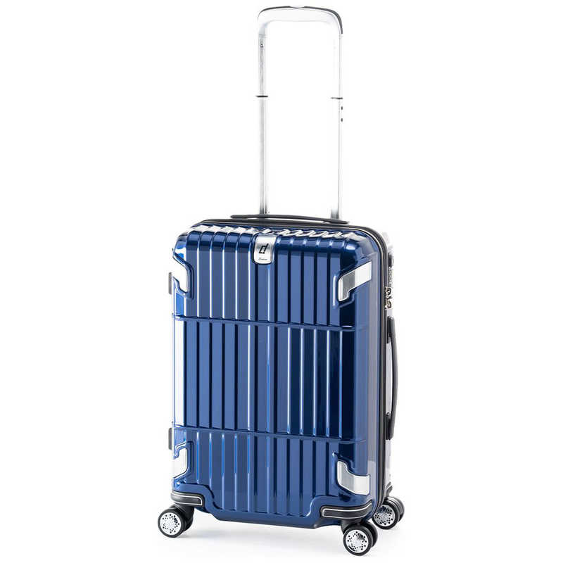 ディパーチャー　スーツケース ハードキャリー ジッパータイプ 宿泊目安：2～3日間 33L 後輪ストッパー 後輪ストッパー シャイニングネイビー　HD-502S-227