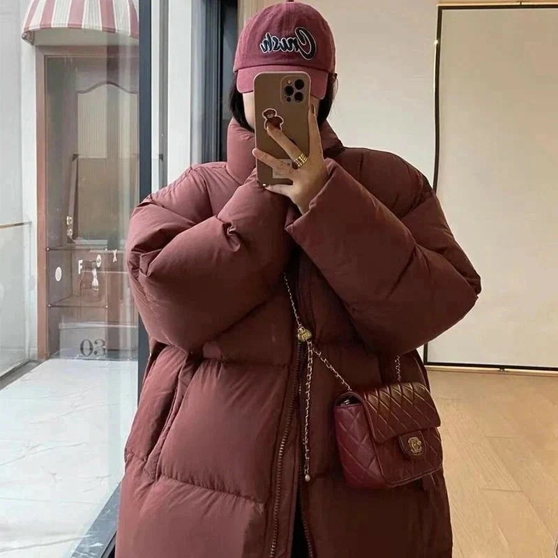 愛い 冬 中綿コート 厚手 軽くて暖かい 中綿ジャケット ロング レディース おしゃれ 暖かい 防寒服 ウォーム 長袖 中綿トップス レディー 韓国 大きいサイズダウン混綿ジャケット