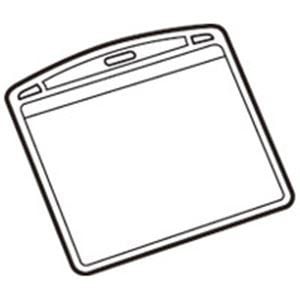 （業務用10セット）ジョインテックス 名札用替ケース パス名刺型横10枚 B073J