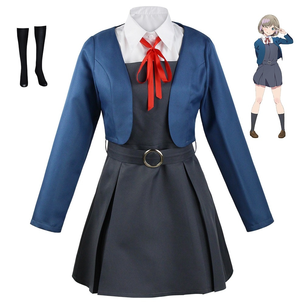ラブライブ! Superstar! Jkスカートcosユニフォーム长袖セット唐ココアコスプレ衣装Tシャツ・カットソー