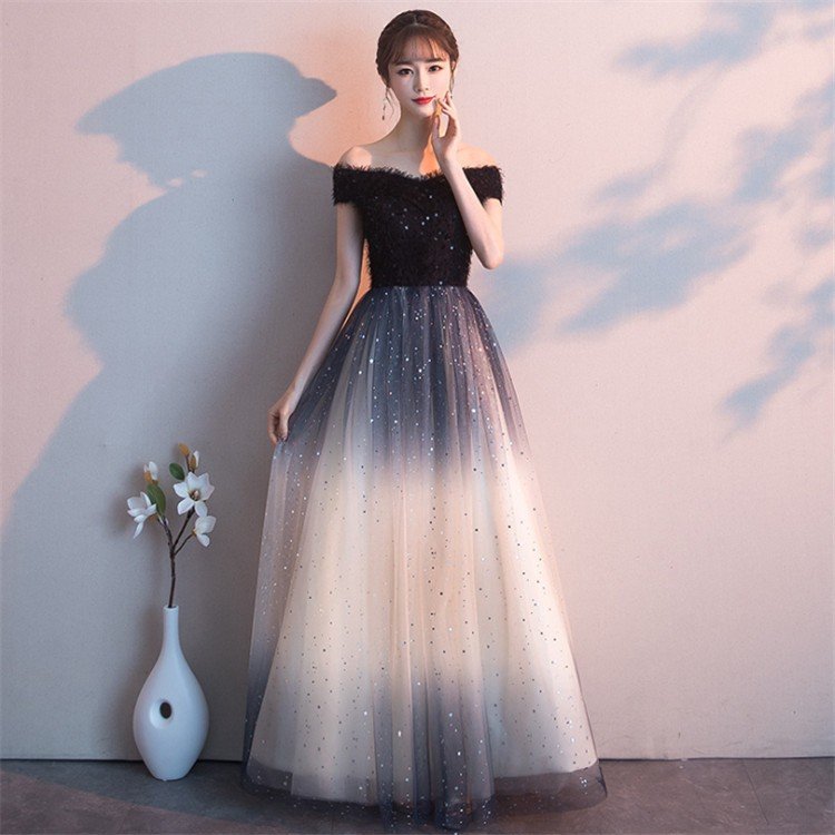 ロングドレス 演奏会 結婚式 ドレス 袖あり マキシ丈 aライン パーティードレス フォーマル パー