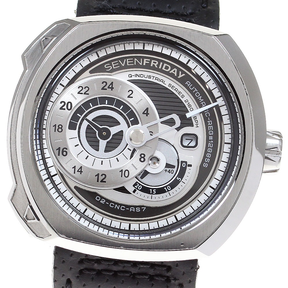 セブンフライデー SEVENFRIDAY SF-Q1 エッセンス パワーリザーブ 自動巻き メンズ _817524【中古】