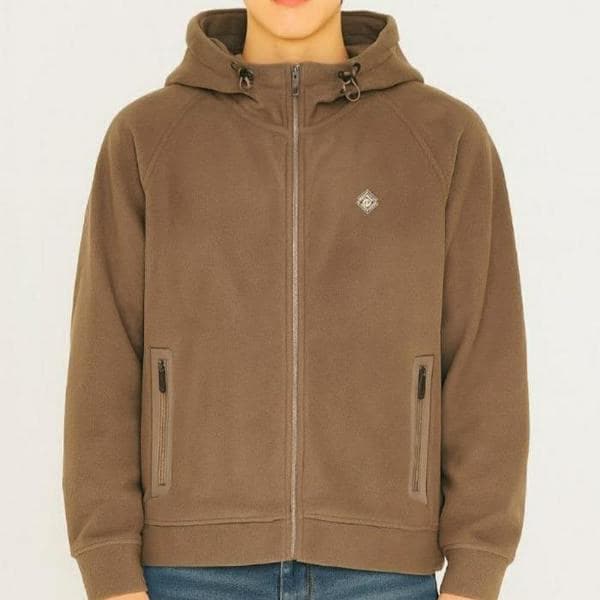 HC09 メンズフリース 今着るおすすめフード付きジップアップ 全年齢層が着る共用 ふわふわ (S41931698)