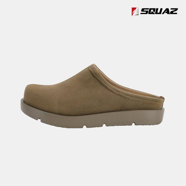 メンズスエードスリッパステッチ厚底ミュールスリッパSQS437