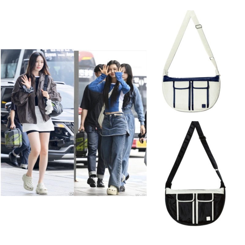 【New jeansダニエル,へイン着用】DOUBLE POCKET HOBO BAG