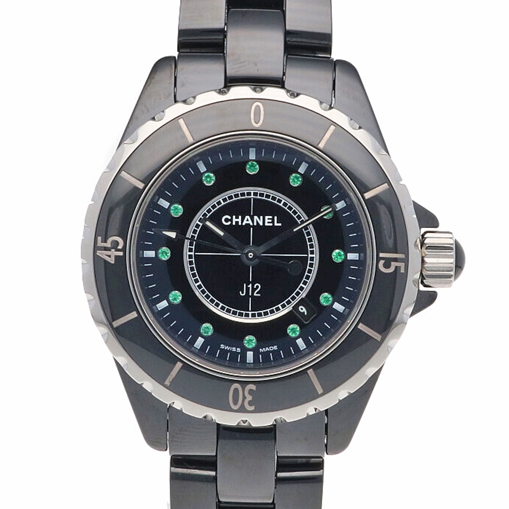 シャネル J12 腕時計 セラミック H2679 クオーツ 1年保証 CHANEL 中古