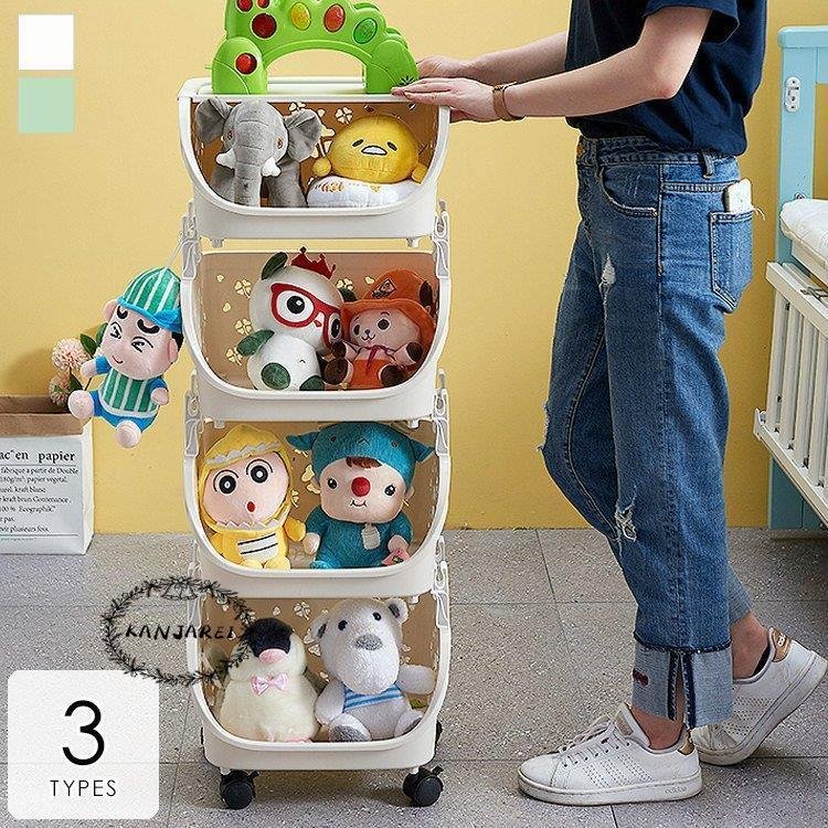 インテリア 収納 収納家具 隙間収納 カラーボックス オープンラック 連結 丈夫 大容量 キャスター 5,124円