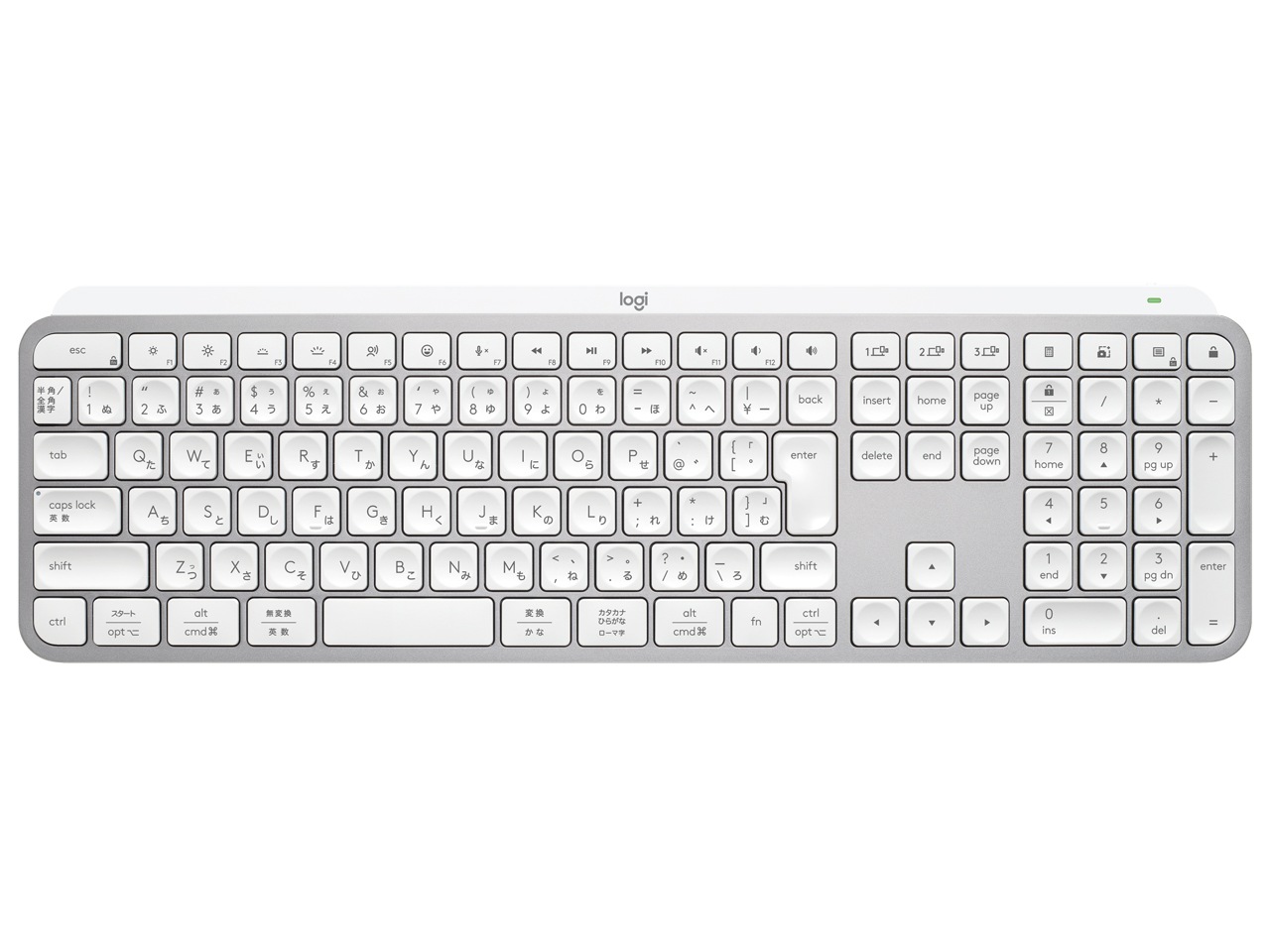 MX KEYS S KX800sPG [ペイルグレー]ワイヤレスキーボード