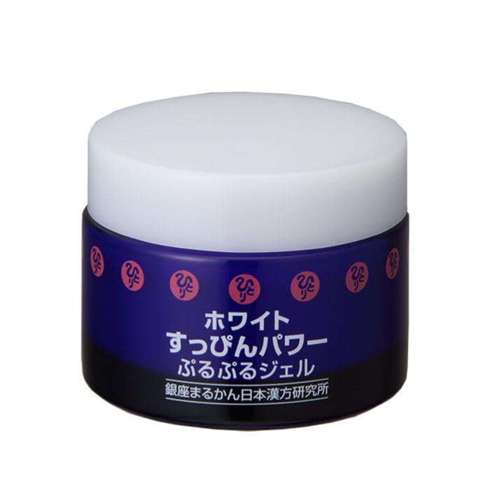 【全国送料無料】 銀座まるかん ホワイトすっぴんパワー ぷるぷるジェル 50g 斎藤一人 ジェルクリーム 冷感 ビフィズス菌エキス配合 ナノ化 コエンザイムQ10配合 乾燥肌 敏感肌