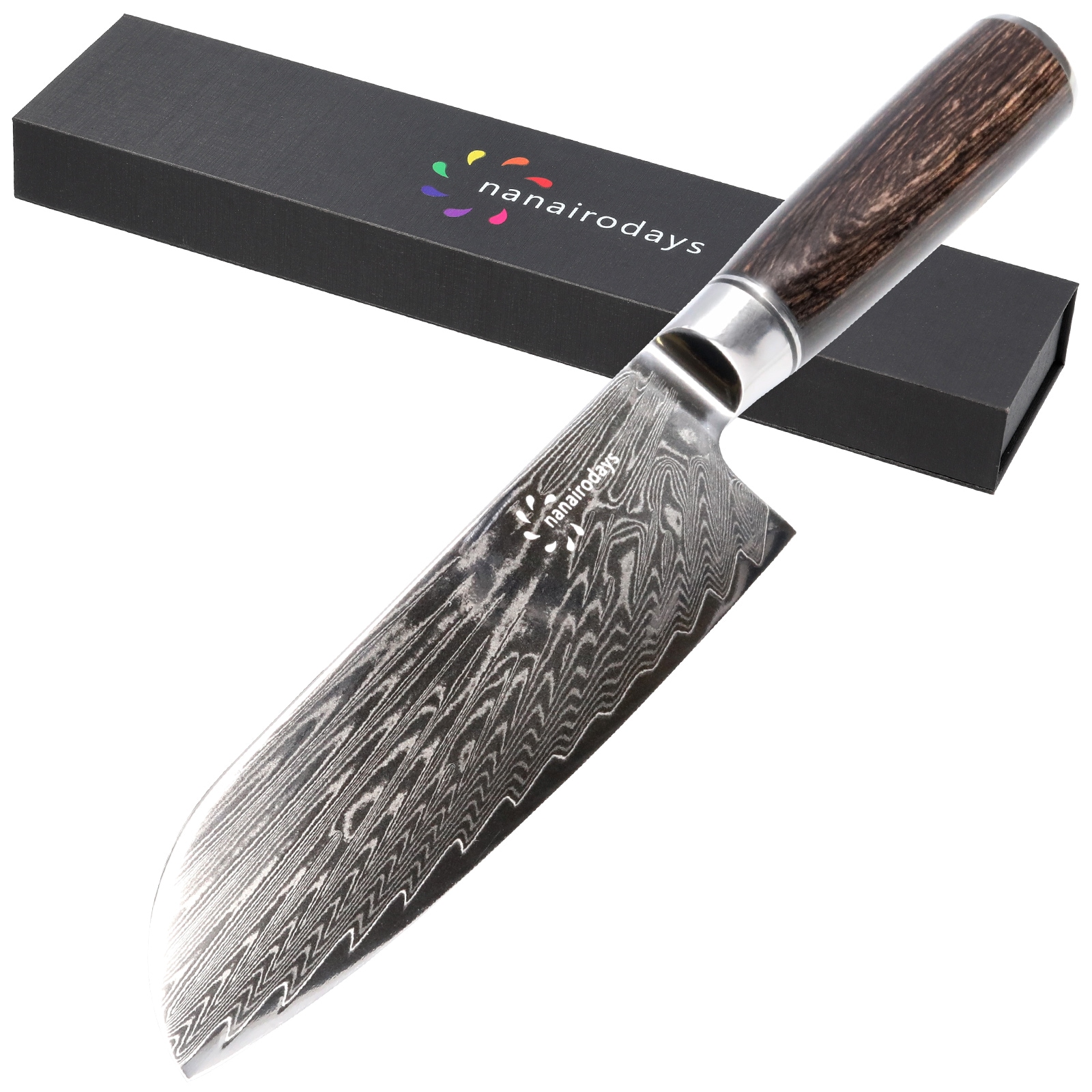 ダマスカス包丁　三徳包丁　nanairodays