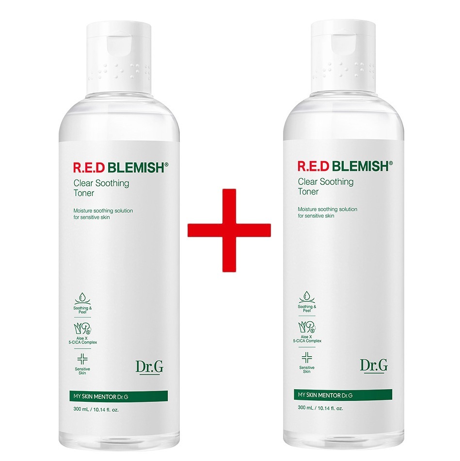 [1+1]レッド ブレミッシュ クリア スージング トナー300ml+300ml