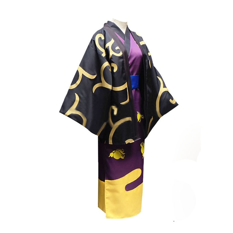 銀魂 コスプレ衣装 高杉晋助 鬼兵隊 総大将 浴衣 着物 コスプレ アニメ ハロウィン 男性用 パフォーマンス衣装