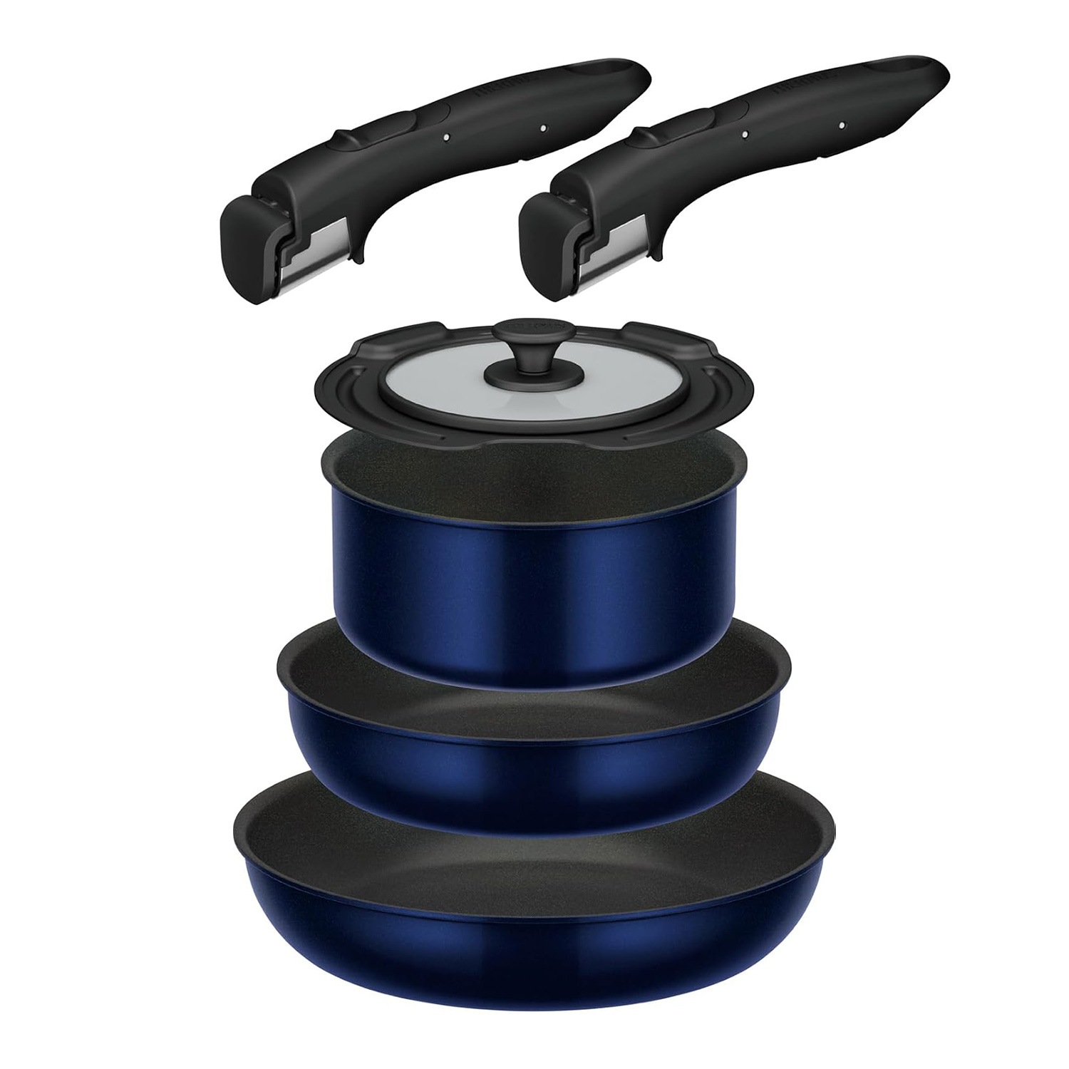 フライパンセット 5点+1 ガス火専用 取っ手のとれる フライパン 取っ手2本セットKSE-5AKHB001