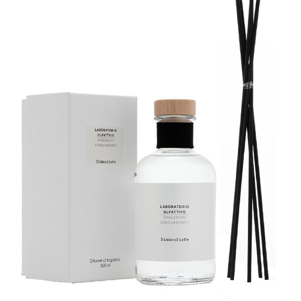 ラボラトリオ・オルファティーボ ルームフレグランス ビアンコフィオーレ（白い花） ディフューザー 500ml リード付き 9,034円
