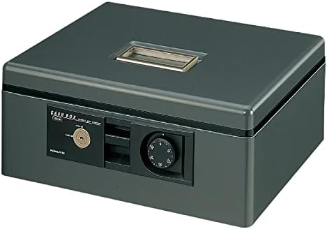 コクヨ(KOKUYO) 手提げ金庫 ダイヤル付 A5 グレー CB-13M