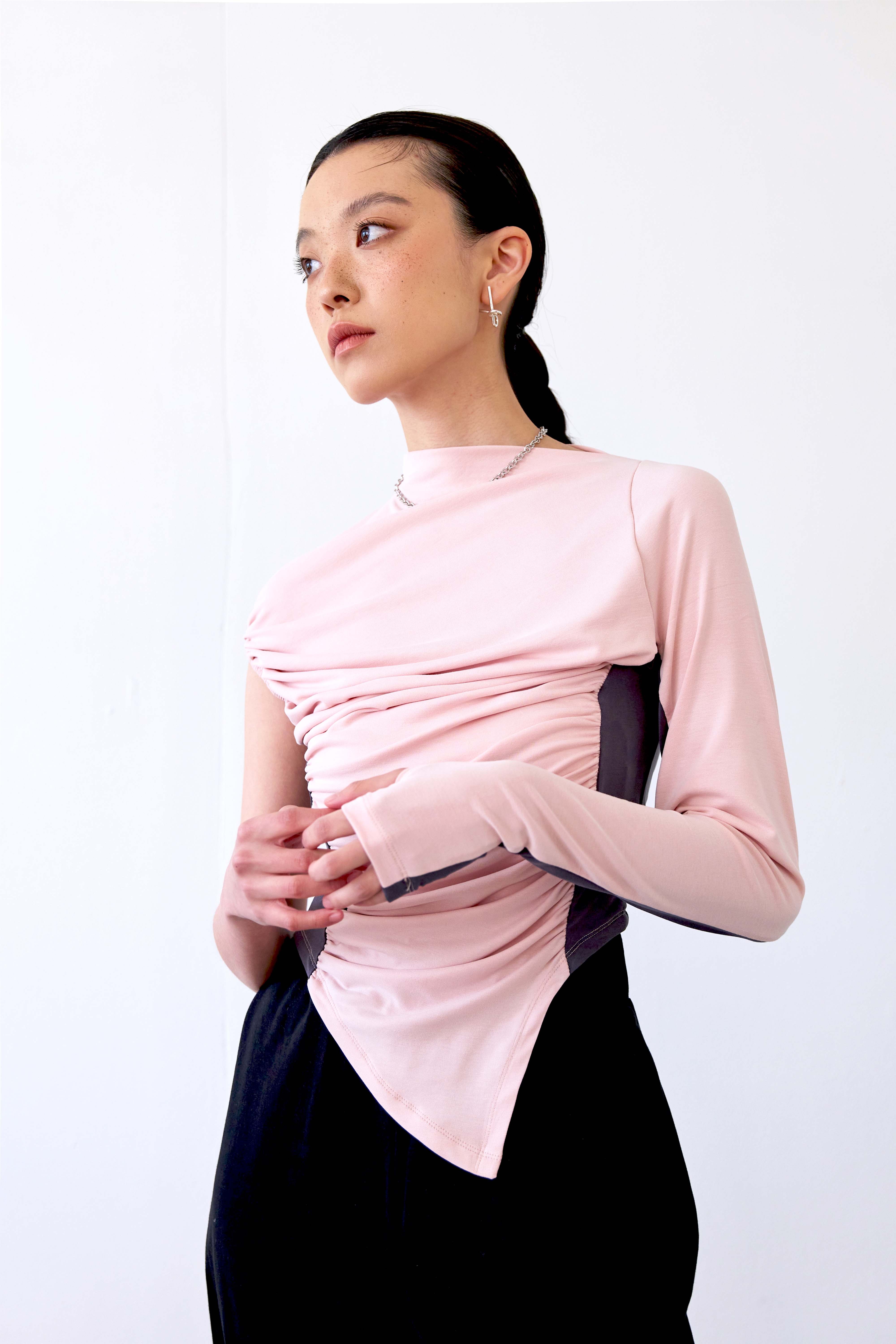 DOLCE top (pink-grey) 9,030円