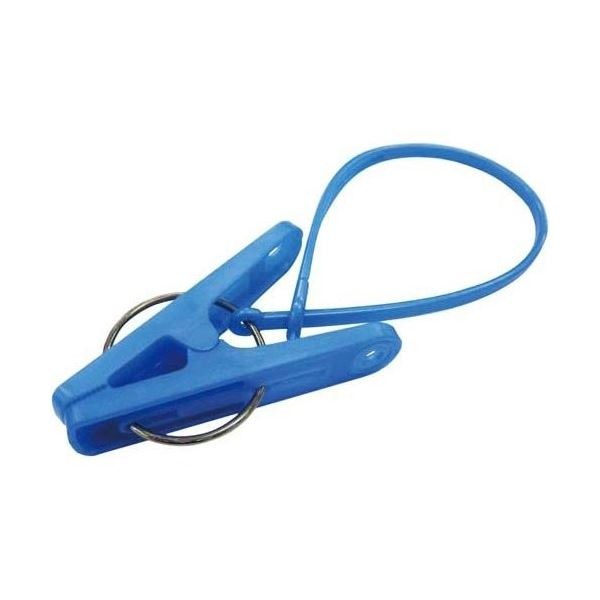 （まとめ）洗濯バサミ ひも付き 洗濯ピンチ 15個 [160個セット]