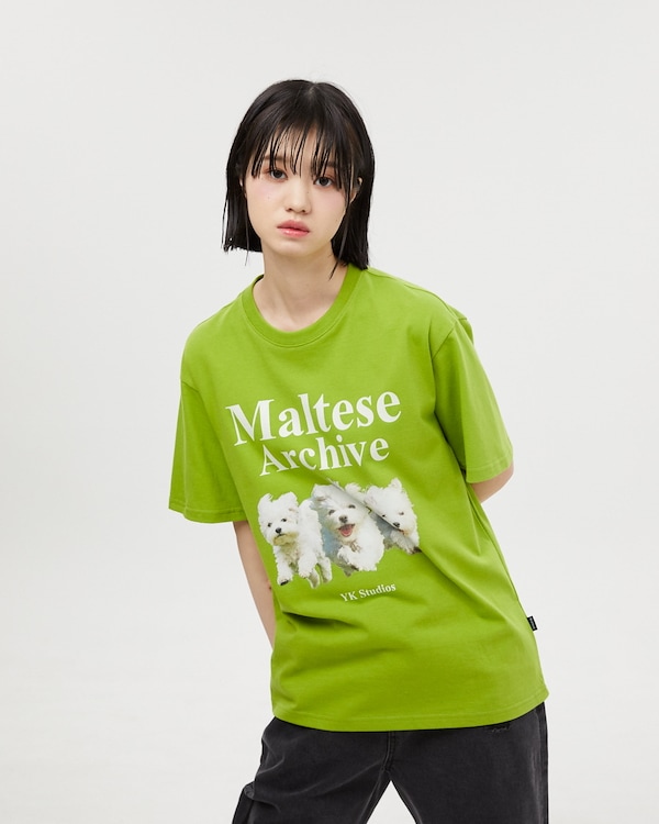 Qoo10 WaiKei 無地 半袖 プリント レタリング Tシャ