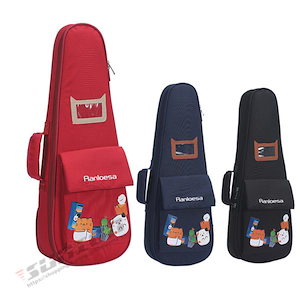 Ukulele Case ウクレレケース ウクレレ 楽器 ケース バッグ ソフトケース リュック ソプラノ コンサート クッション付き 軽量