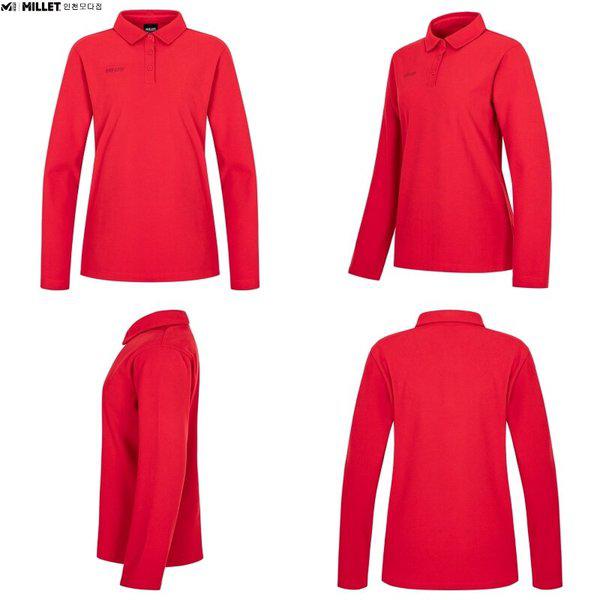 Tシャツ 女性 冬 カラ 長袖Tシャツ MLUWT671A2_IC