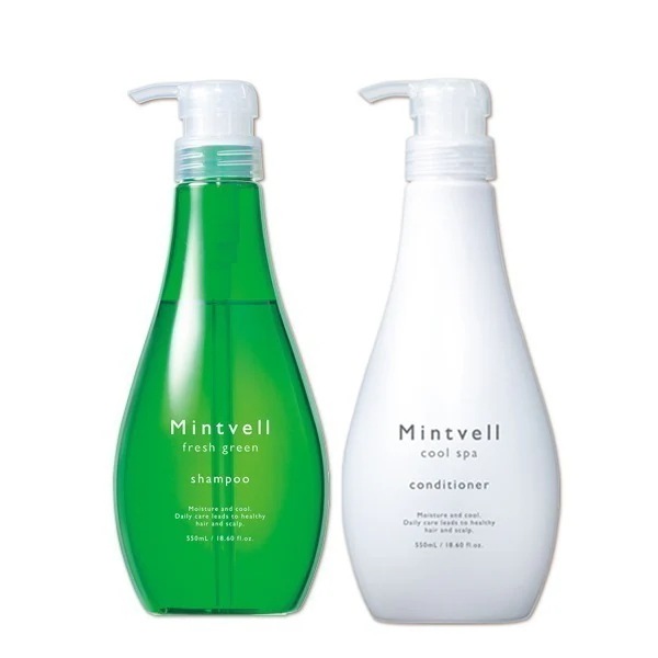 ミントベル フレッシュグリーン シャンプー 550mL + スパコンディショナー 550mL セット