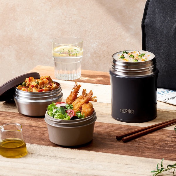 サーモス フル+ス 半々 保温弁当 TKLG-1150 会社員 学生 保温弁当 / 受験弁当