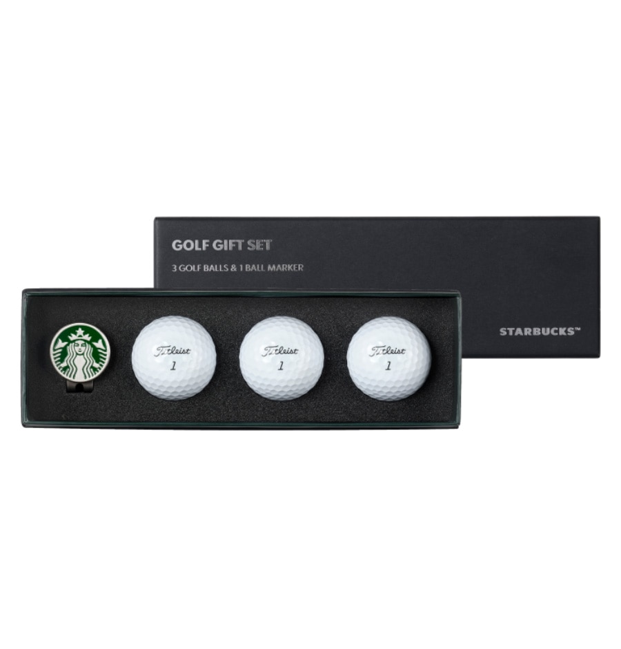 バディ ブラック ゴルフボール 3P + ボールマーカー 1P セット 韓国スターバ グッズ ゴルフ