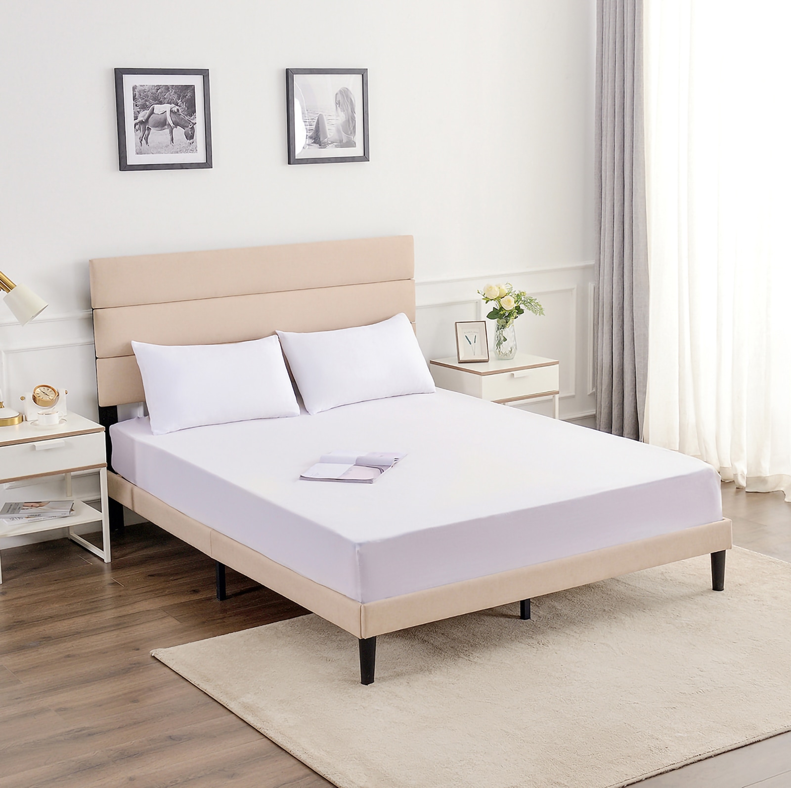 ボックスシーツキング　194x200x40 K　ガーゼ　綿100%　 3重ガーゼ　マチ40　 マットレスカバー　ベッドシーツ　柔らかい　通気　吸湿　速乾　高密度生地　無地　綿100%