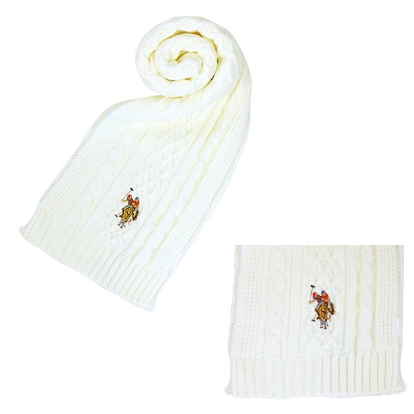 マフラー 447464-WHITE レディース メンズ WHITE マフラー