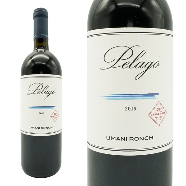 ペラゴ 2019 オジモの自社畑で造られた最高のブドウのみ使用 ウマニ ロンキ社 IGTマルケ ロッソ デカンタ誌95点 ジェームスサックリング92点Pelago 2019 Umani R
